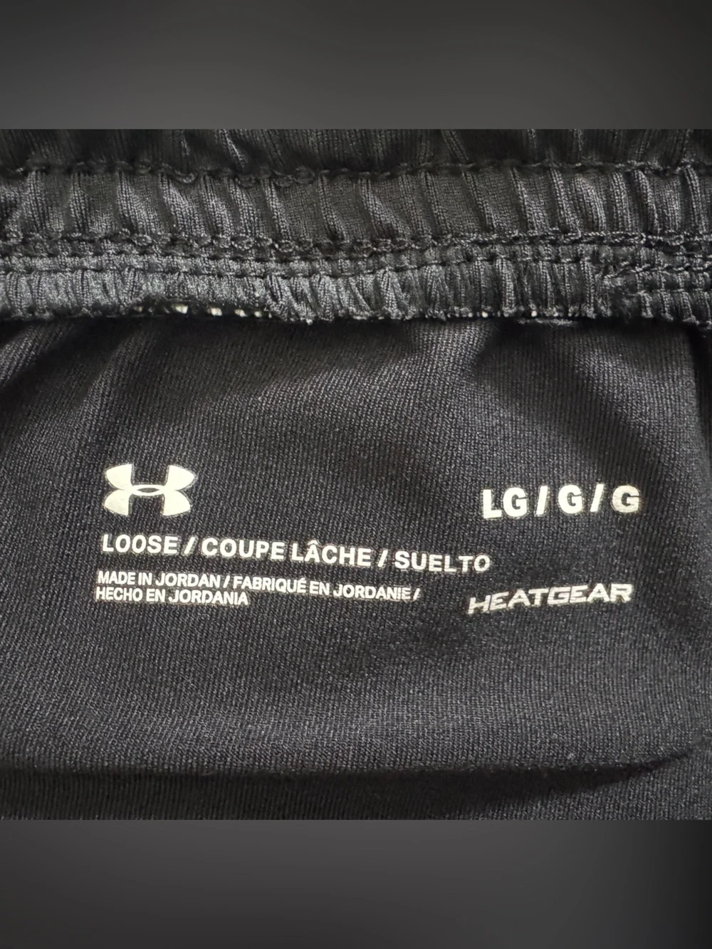 Under Armour Black Men's Athletic Shorts with Gray Graphic